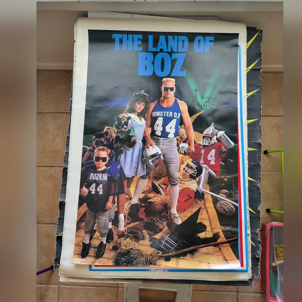 Brian Bosworth  The Land of Boz Vintage Poster